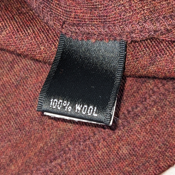 Ellen Tracy EUC Wool top 14 Large Autumn rust brown burnt orange - Picture 5 of 8